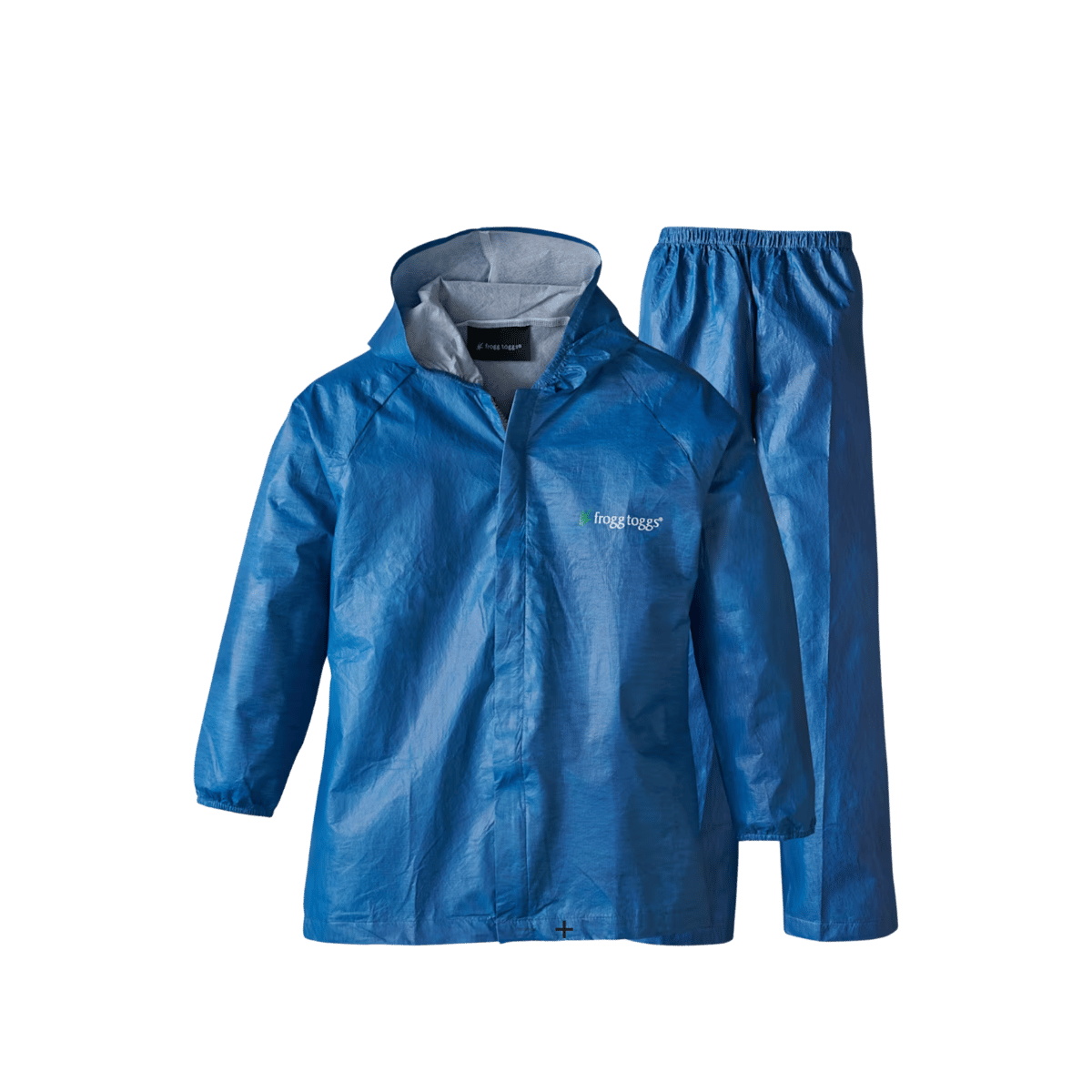 FROGG TOGGS YOUTH ULTRA-LITE2 RAIN SUIT - BLUE - FRONT VIEW