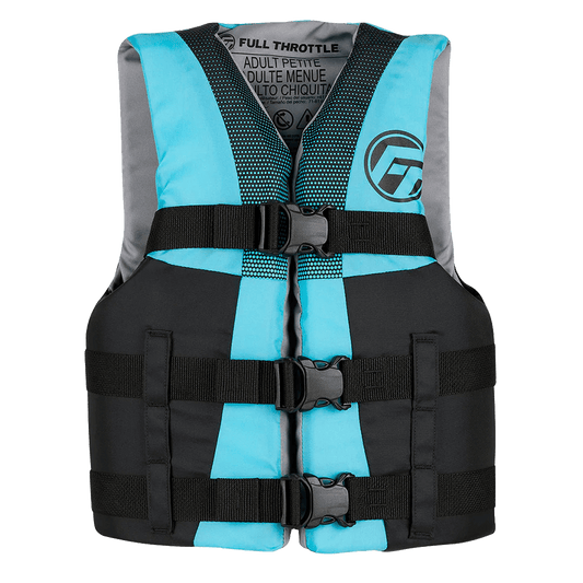 FULL THROTTLE TEEN NYLON LIFE JACKET - AQUA