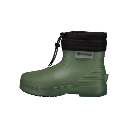 FUBUKI NISEKO 3.0 LOW BOOTS - OLIVE - LEFT SIDE VIEW