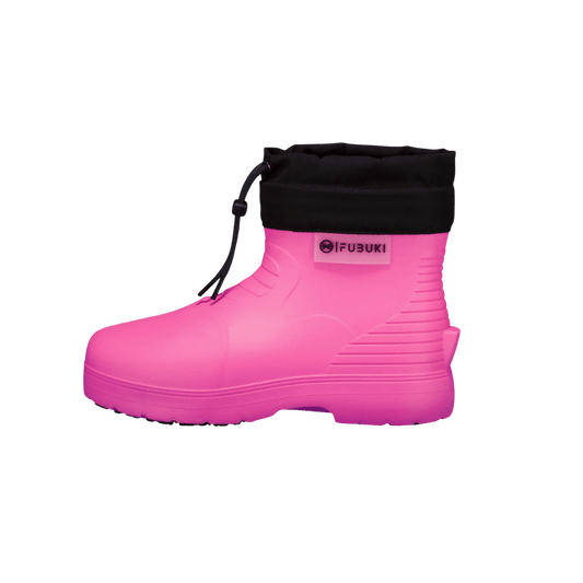 FUBUKI NISEKO 3.0 LOW BOOTS - PINK - LEFT SIDE VIEW