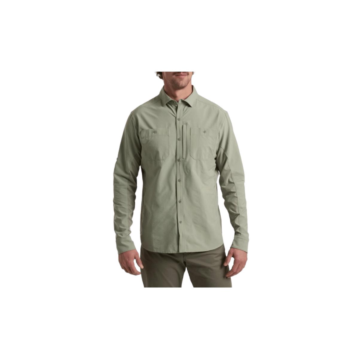 KUHL FUSE LONGSLEEVE - FEATHER GREY - FRONT VIEW
