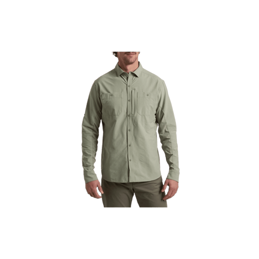 KUHL FUSE LONGSLEEVE - FEATHER GREY - FRONT VIEW