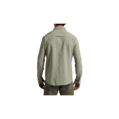 KUHL FUSE LONGSLEEVE - FEATHER GREY - BACK VIEW