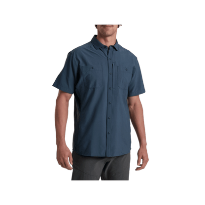KUHL MEN'S FUSE SHORT SLEEVE - PIRATE BLUE - FRONT