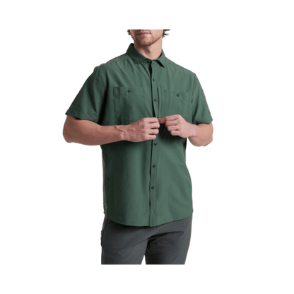 KUHL MEN'S FUSE SHORT SLEEVE - SMOKED PINE - FRONT VIEW