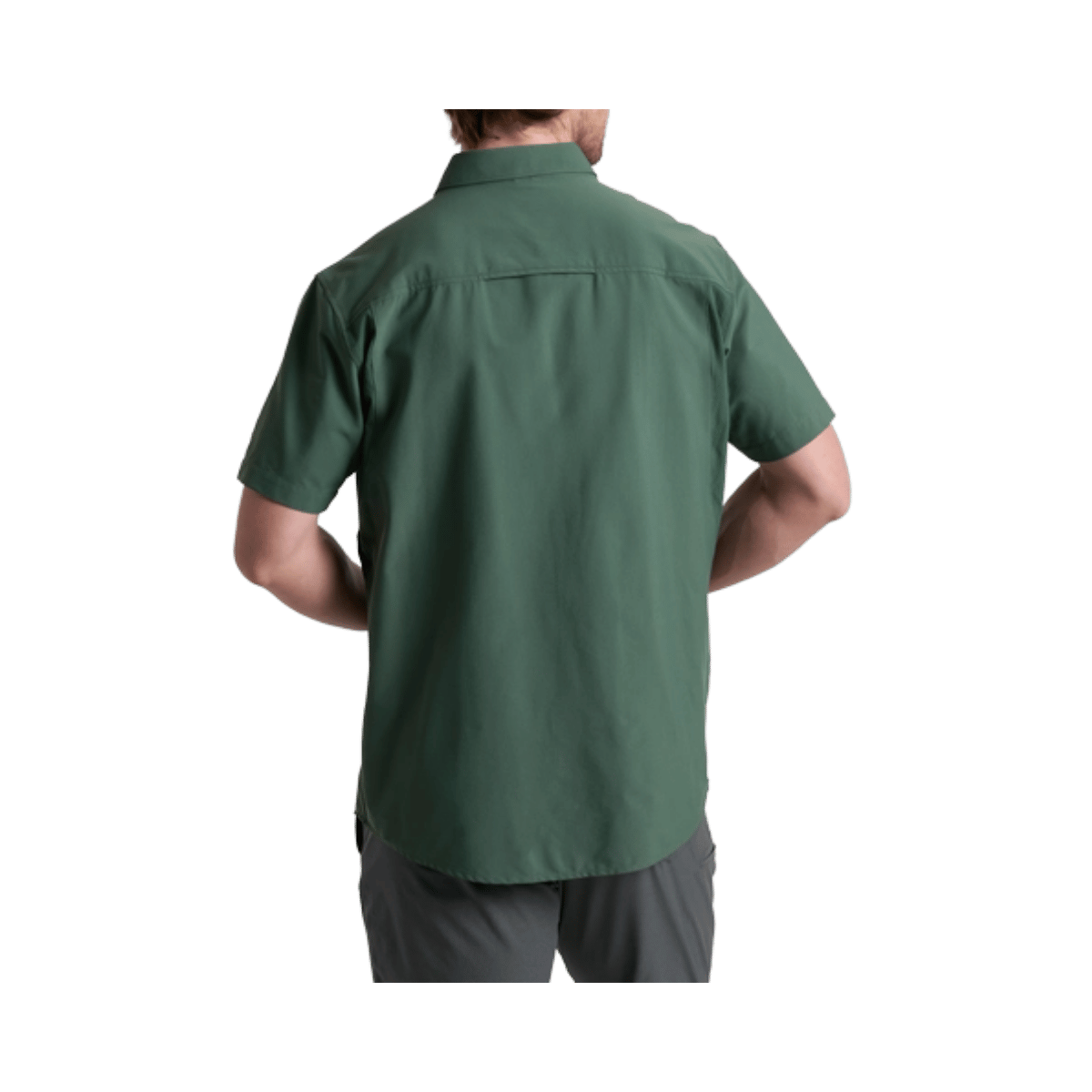 KUHL MEN'S FUSE SHORT SLEEVE - SMOKED PINE - BACK VIEW