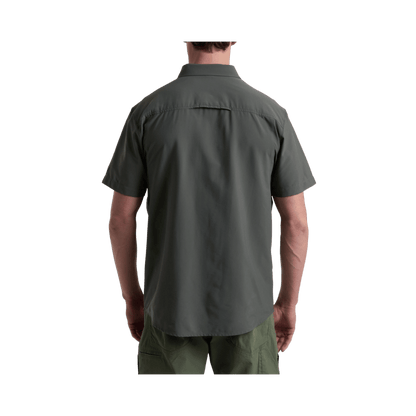 KUHL MEN'S FUSE SHORT SLEEVE - CARBON - BACK VIEW