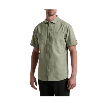 KUHL MEN'S FUSE SHORT SLEEVE - FEATHER GREY - FRONT VIEW