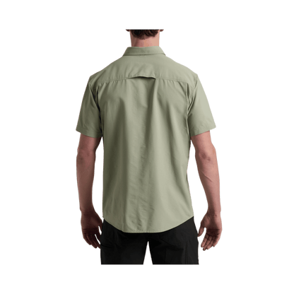 KUHL MEN'S FUSE SHORT SLEEVE - FEATHER GREY - BACK VIEW