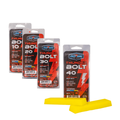 FAST WAX THUNDERBOLT RACE WAX - 80G - FRONT/PACKAGING VIEW