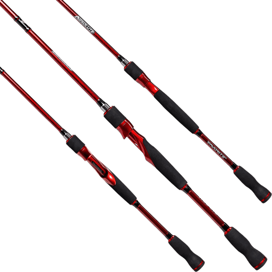 FAVORITE FISHING USA ABSOLUTE SPINNING ROD - HAND HELD VIEW