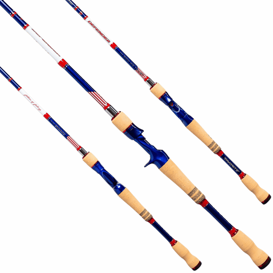 FAVORITE FISHING USA DEFENDER CASTING ROD - HAND HELD ANGLES