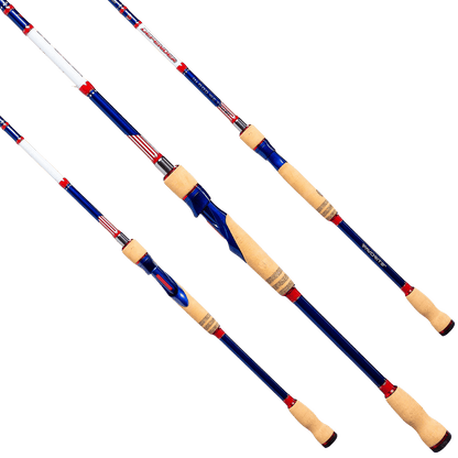 FAVORITE FISHING USA DEFENDER SPINNING ROD - HAND HELD ANGLES