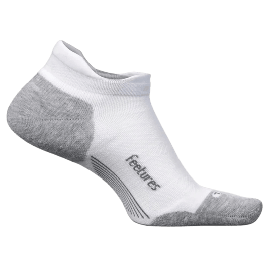 FEETURES ELITE MAX CUSHION NO SHOW TAB WHITE SIDE VIEW