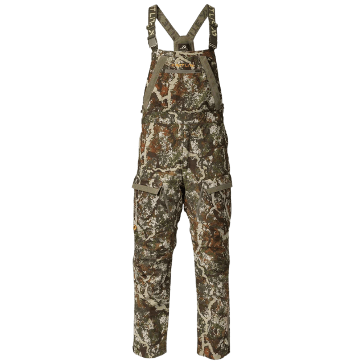 FIRST LITE CORE INSULATED BIB PANT - SPECTER - FRONT VIEW