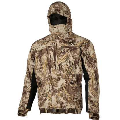 FIRST LITE REFUGE PARKA - TYPHA_1 - SIDE FRONT VIEW