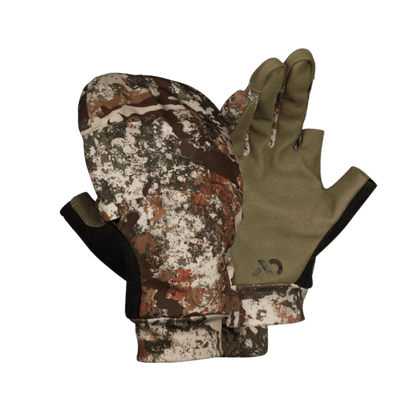 FIRST LITE TRIGGER MITT - OPLIFADE SPECTER - FRONT AND BACK VIEW
