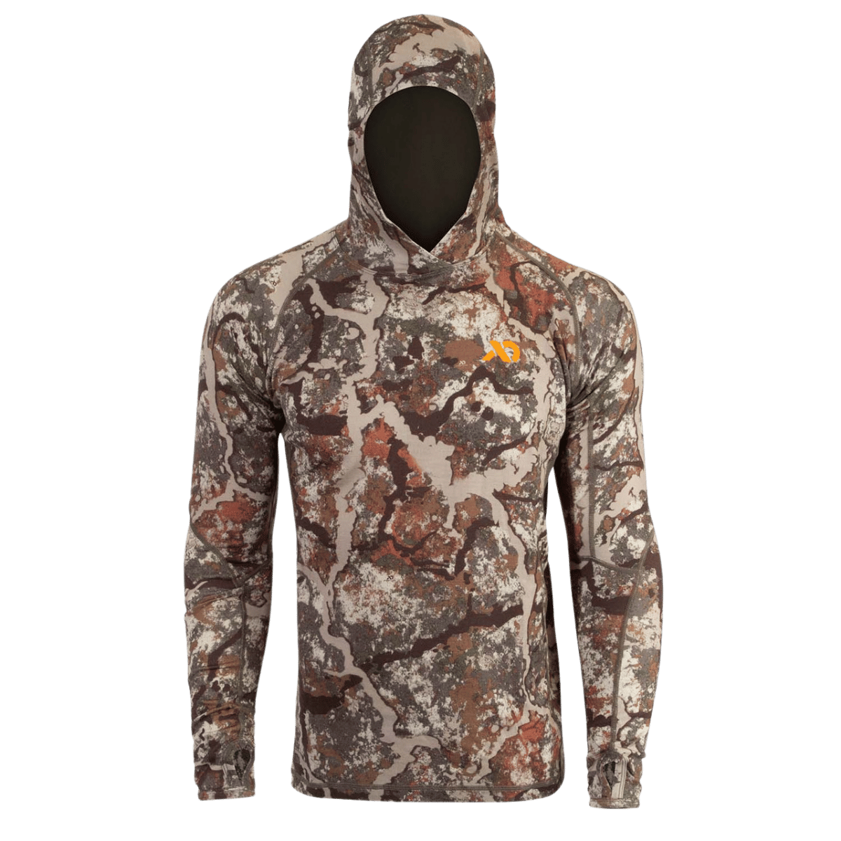 FIRST LITE WICK HOODY - SPECTER - FRONT VIEW