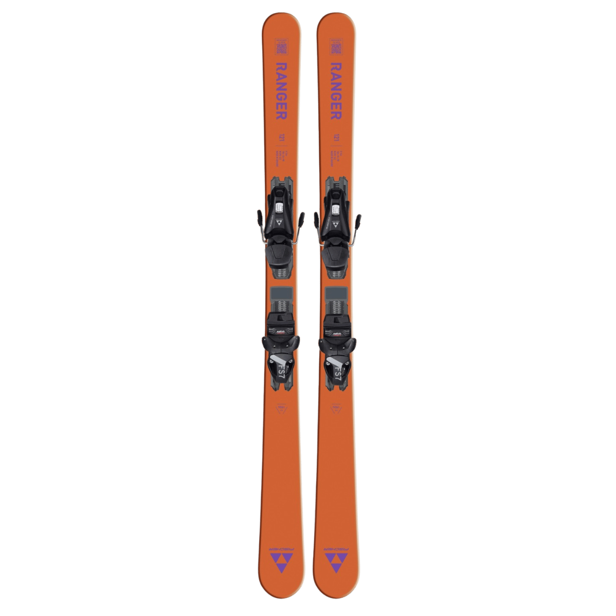 FISCHER SKIS FS 7 GW CA 78MM RANGER TEAM JUNIOR SKI 24/25 - FRONT VIEW