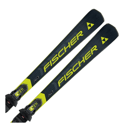FISCHER SKIS RC4 RCS ALLRIDE SKIS - CLOSE-UP VIEW