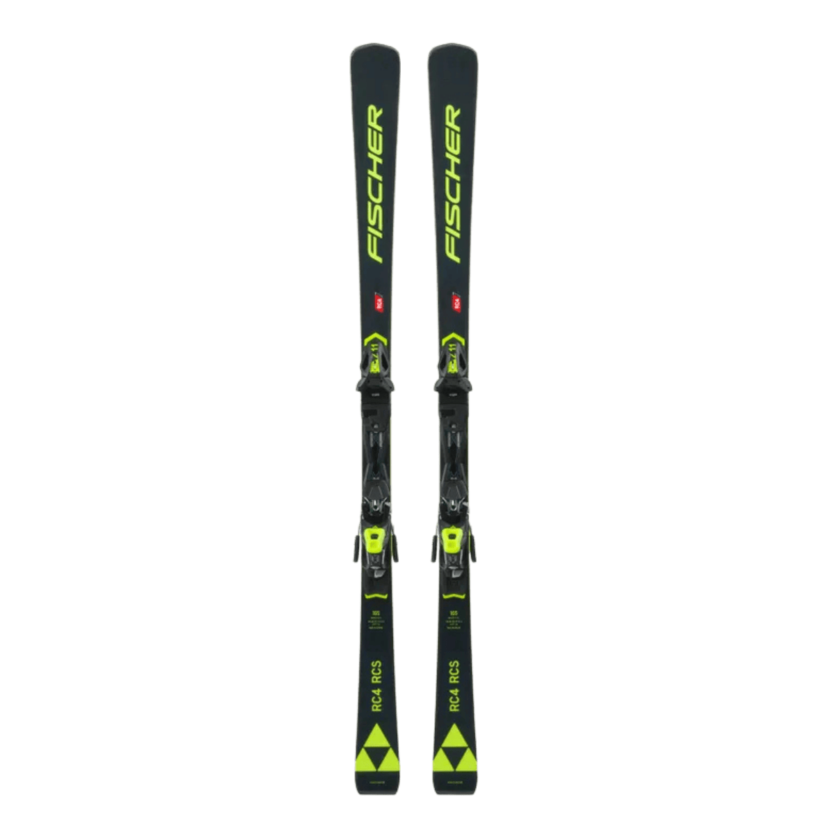 FISCHER SKIS RC4 RCS SKIS + RC4 Z11 BINDINGS 22/23 - FRONT VIEW