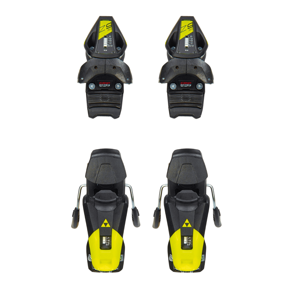 FISCHER RC4 Z9 GW AC BINDINGS 23/24 – 78MM – BLACK/YELLOW