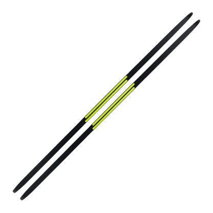 FISCHER SKIS TWIN SKIN PRO MEDIUM SKI 24/25 - BLACK/YELLOW - BACK VIEW