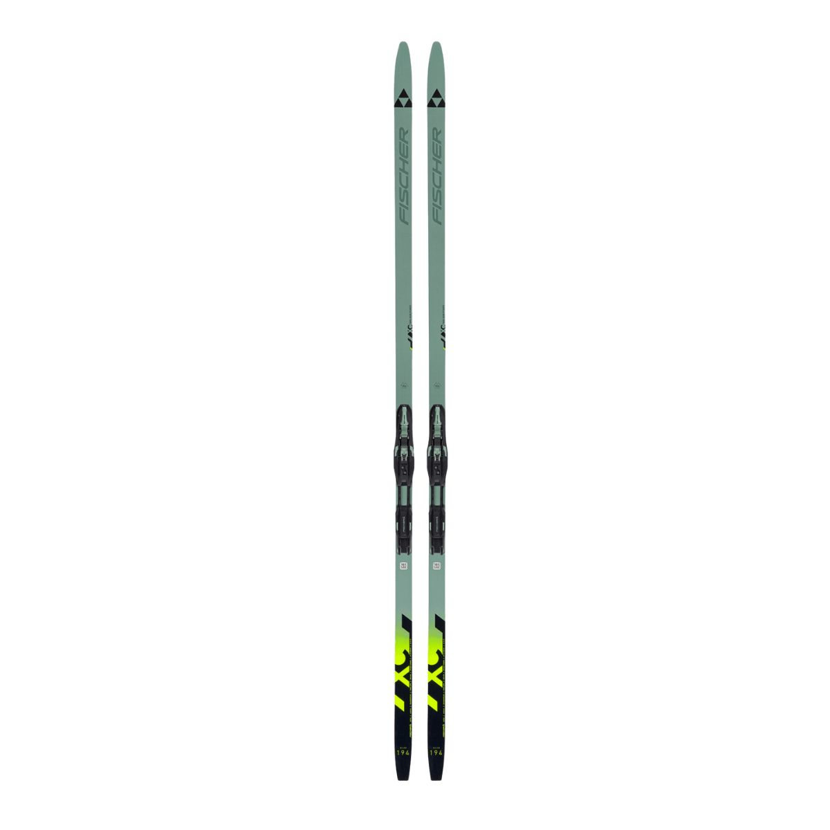 FISCHER SKIS TWIN SKIN POWR MD EF NORDIC SKIS 24/25 - FRONT VIEW