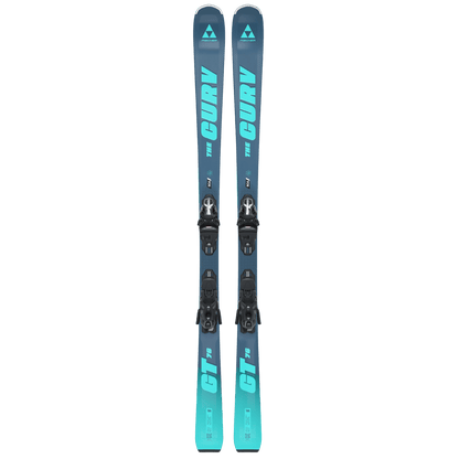 FISCHER THE CURV GT 76 TPR WOMEN'S SKIS - FRONT VIEW