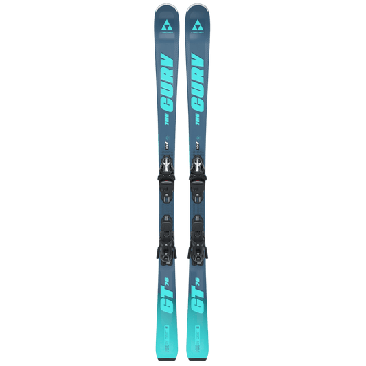 FISCHER THE CURV GT 76 TPR WOMEN'S SKIS - FRONT VIEW