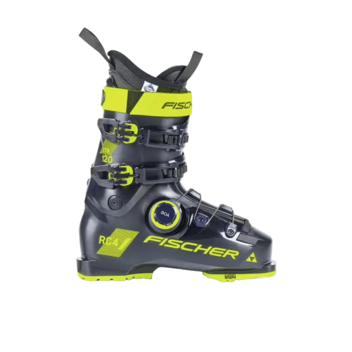 FISCHER SKIS XTR RC4 120 MV BOA GW SKI BOOTS 24/25 - SIDE VIEW