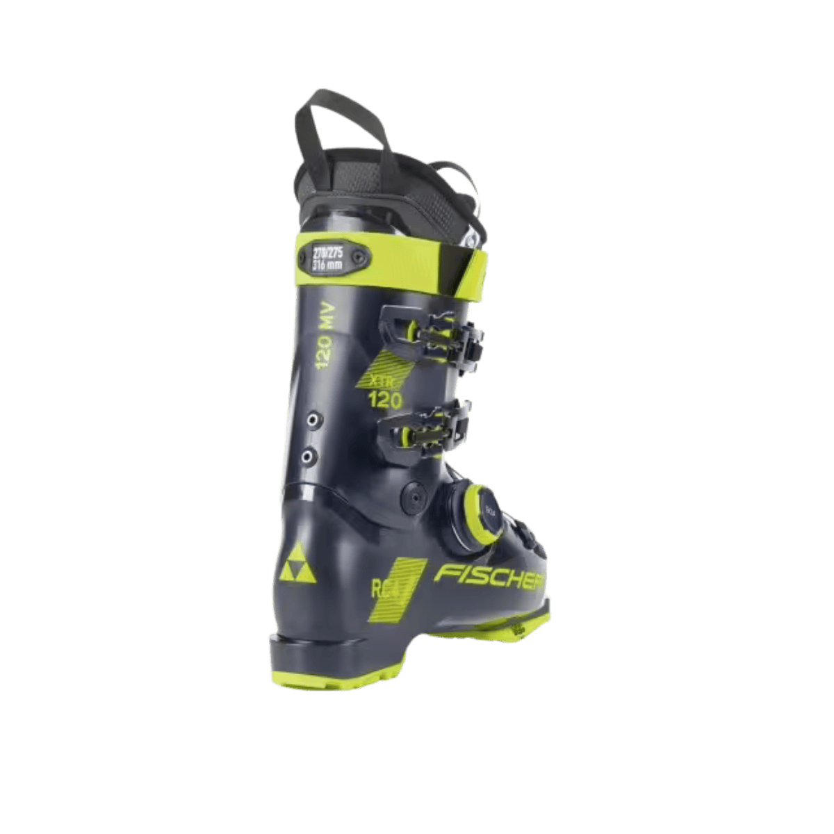 FISCHER SKIS XTR RC4 120 MV BOA GW SKI BOOTS 24/25 - BACK VIEW