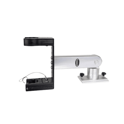 FISH ARMOR POLE BOAT MOUNT ARM 8 INCHES - SILVER