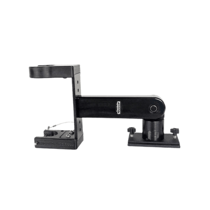 FISH ARMOR POLE BOAT MOUNT ARM 8 INCHES - BLACK