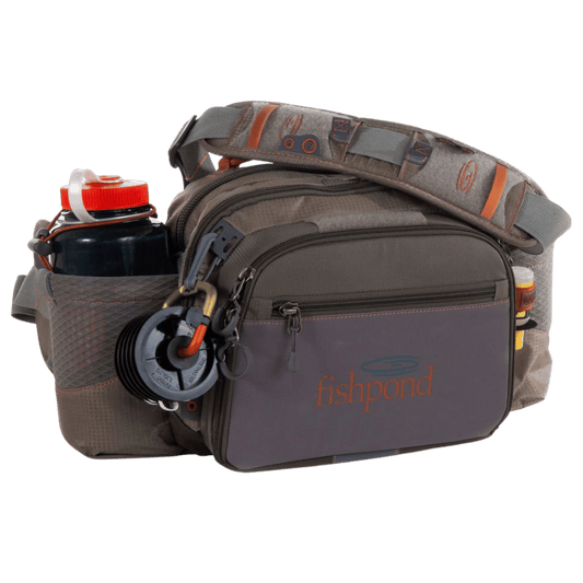 FISH POND WATERDANCE PRO GUIDE PACK DRIFTWOOD FRONT VIEW