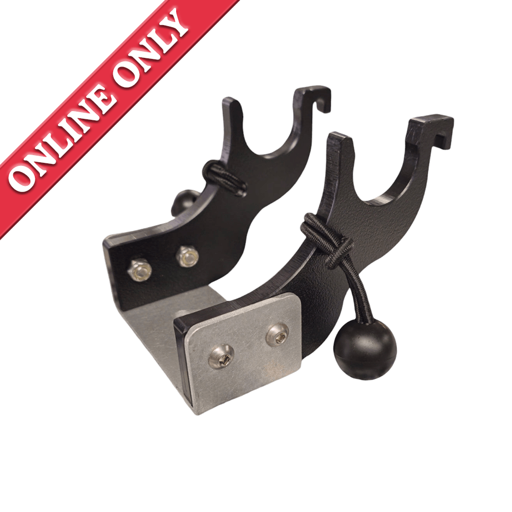 Fish Armor Pro Lite Pole Holder showing that its sold online only