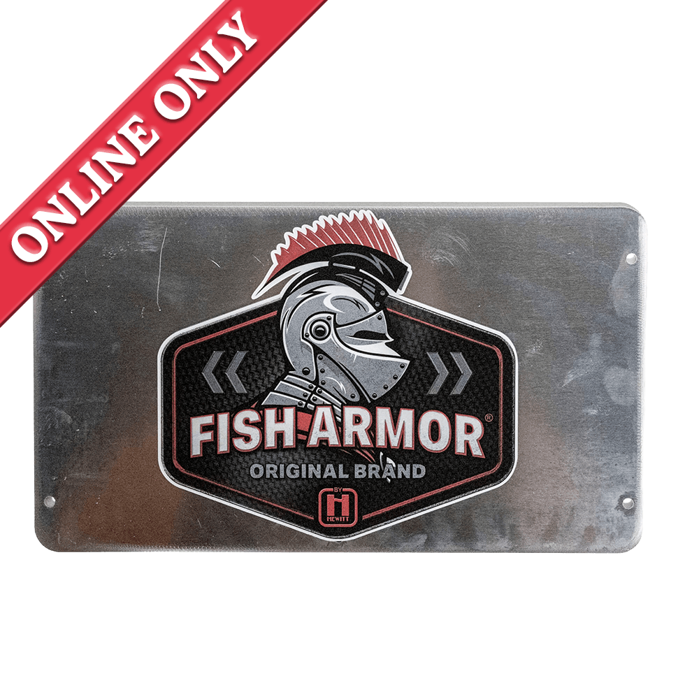 Fish Armor Pro Lite Protective Back Plate showing its sold online only