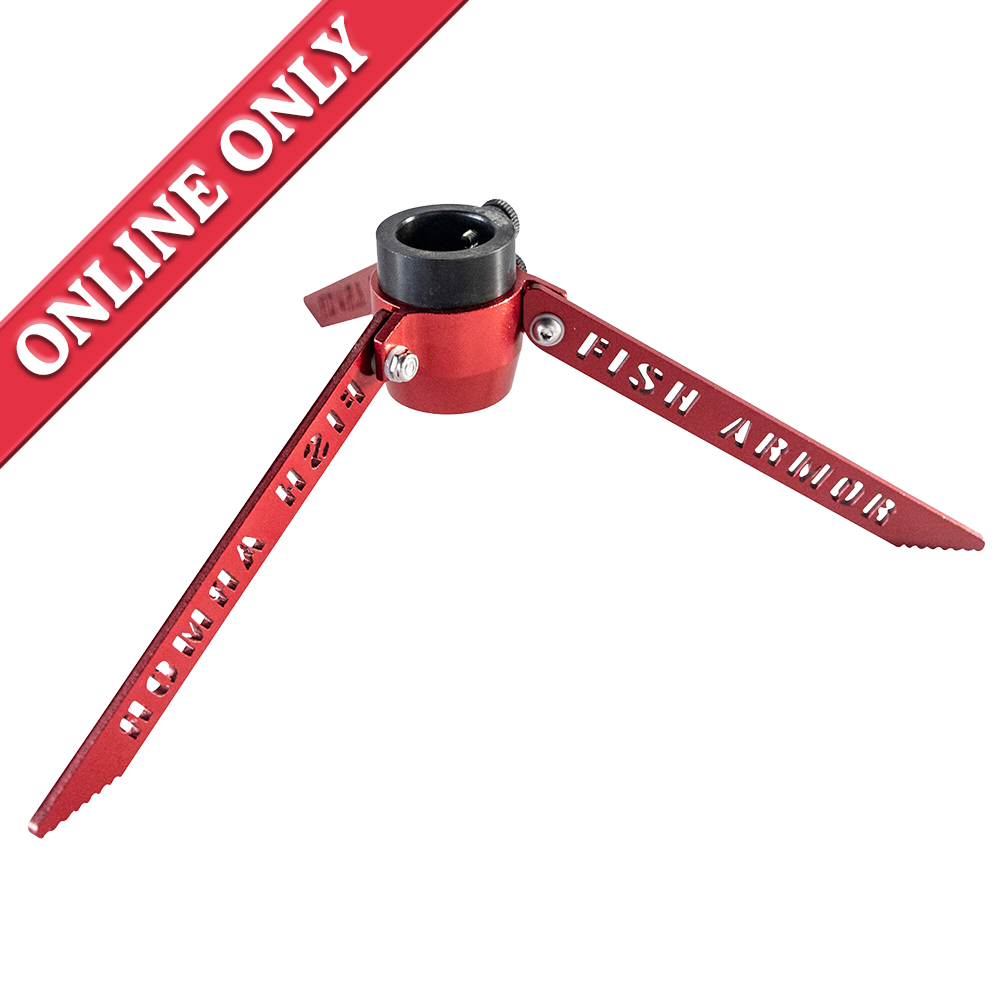 Fish Armor Pro Pole Ice Tri-Pod showing its sold instore only