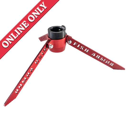Fish Armor Pro Pole Ice Tri-Pod showing its sold instore only