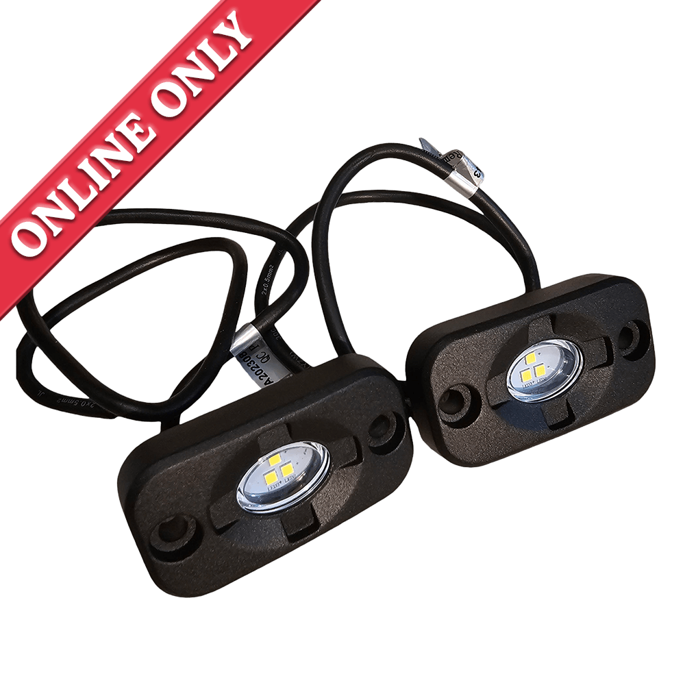 Fish Armor Shuttle Lights 2 LED 300 Lumen showing that its sold online only