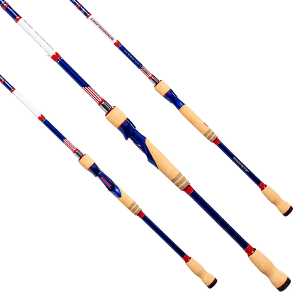 FAVORITE FISHING USA DEFENDER SPINNING ROD - MULTI ANGLE VIEW