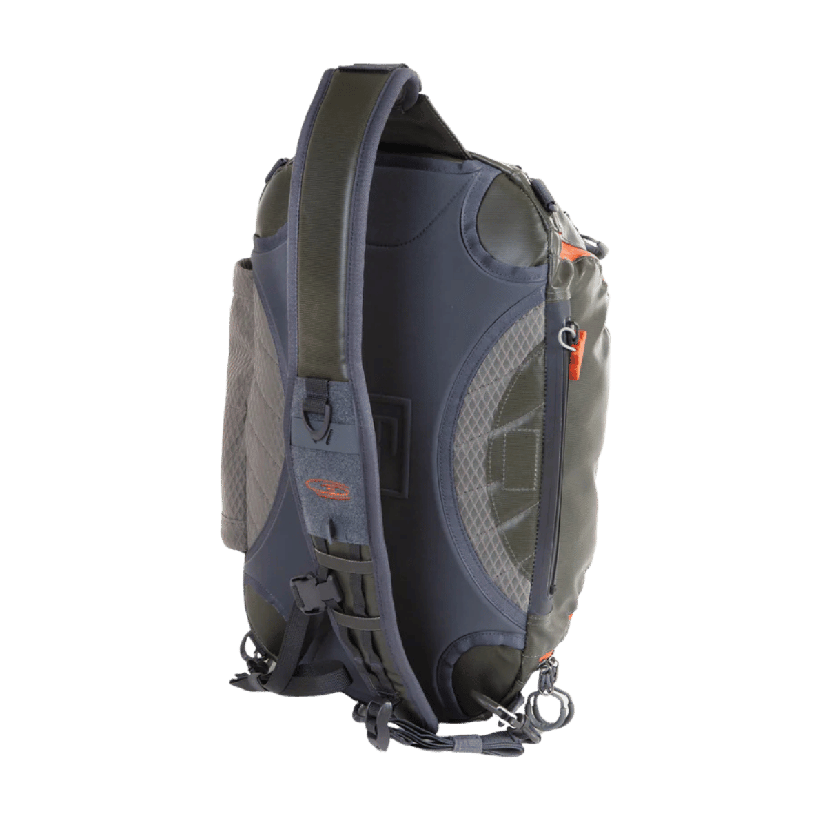 FISHPOND STORMSHADOW SLING PACK GREEN BACK SIDE VIEW