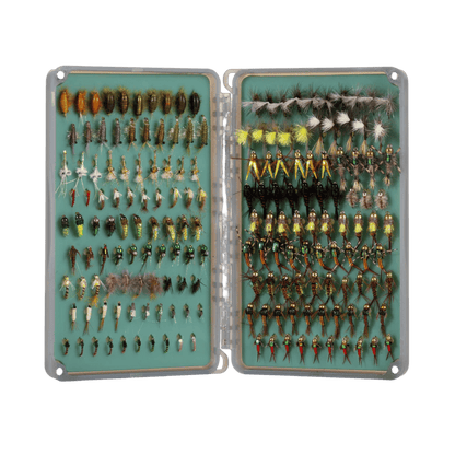 FISHPOND TACKY DAYPACK FLY BOX 2X OPEN WITH ITEMS