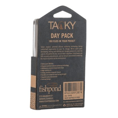 FISHPOND TACKY DAYPACK FLY BOX BACK VIEW