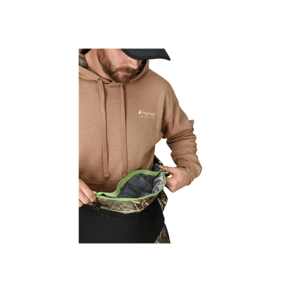 FROGG TOGGS GRAND REFUGE 3.0 BOOT FOOT WADER - MAX-7 - INNER  ZIPPER DETAIL