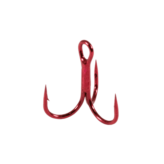 CLAM GAFF TREBLE HOOK 6PK SZ12 - RED