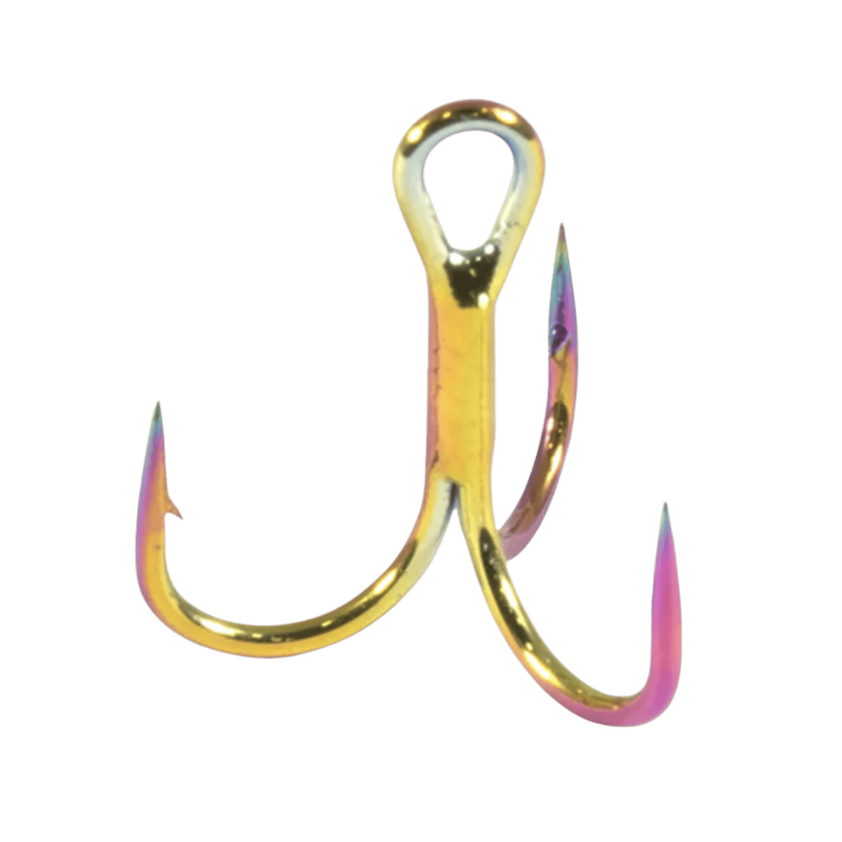 CLAM GAFF TREBLE HOOK 6PK SZ14 - POLYCHROMATIC