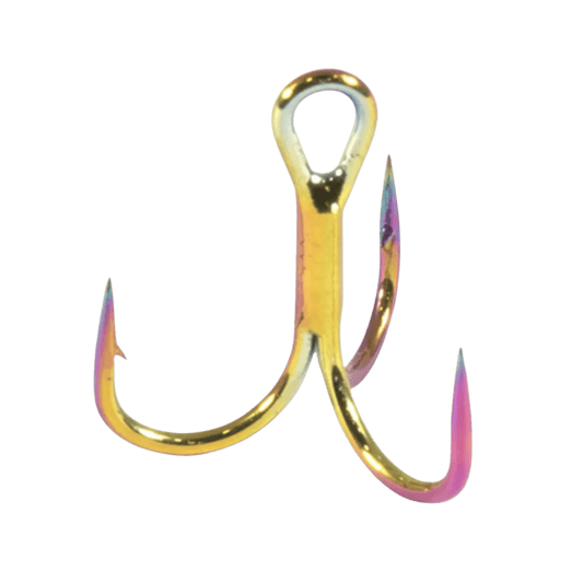 CLAM GAFF TREBLE HOOK 6PK SZ14 - POLYCHROMATIC