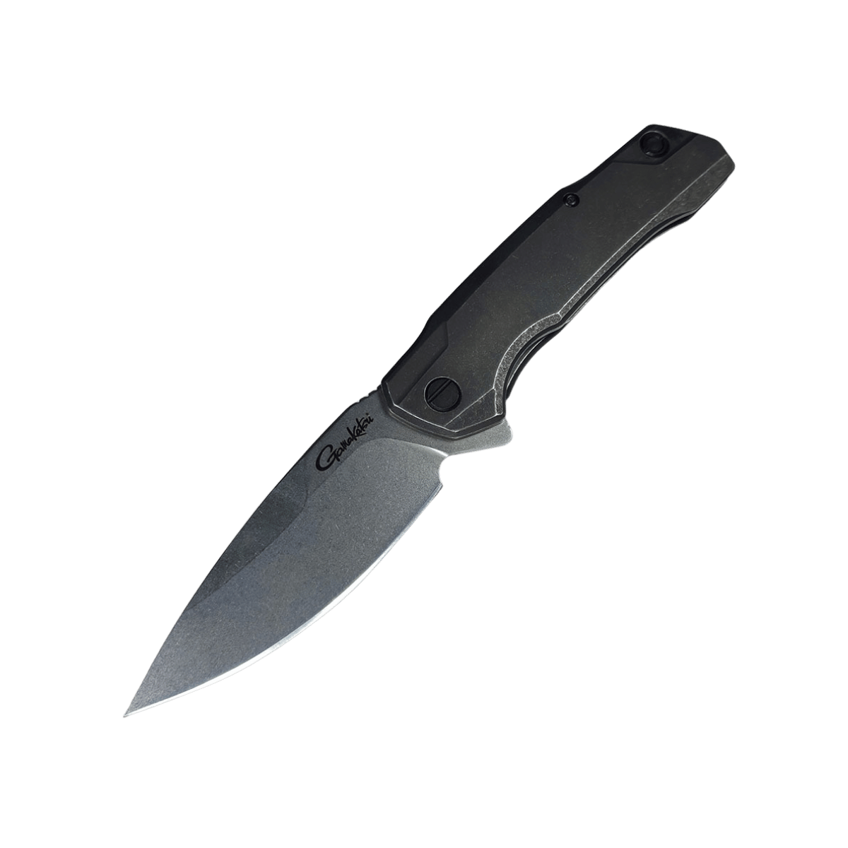 GAMAKATSU EDC KNIFE STONEWASH SS BLACK