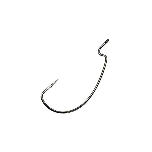 GAMAKATSU EXTRA WIDE GAP WORM HOOK BLACK